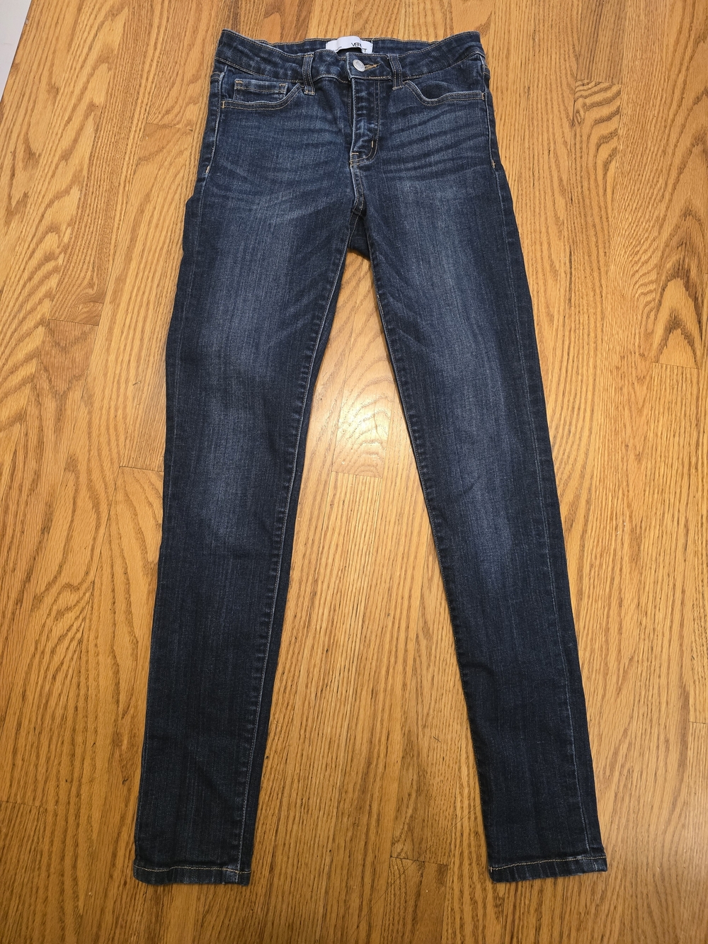 VERVET BY FLYING MONKEY Dark Indigo Skinny Jeans